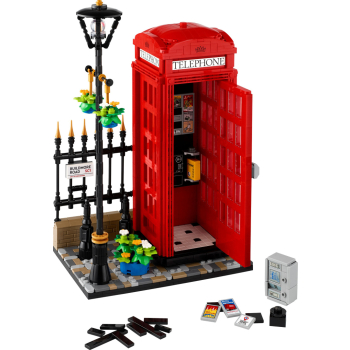 LEGO 21347 Ideas Czerwona londyńska budka telef